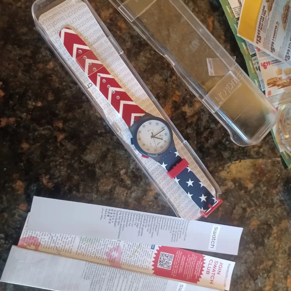 Swatch 2018 team usa Olympic games watch deadstock - Picture 2 of 4